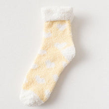 Load image into Gallery viewer, Candy Warm Lady Heart Cute Winter Kawaii Thick Casual Women Socks Fuzzy Fluffy Terry Warm Socks Short Cute Cotton Socks Winter Socks Short Socks For Men And Women
