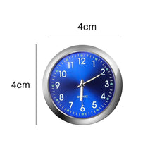 Load image into Gallery viewer, Car Clock Luminous Mini Automobiles Internal Stick-On Digital Watch  Stick on Dashboard Car Clock Mini Tiny Small Luminous Car Vent Clocks Watch for Dashboard Boat Bike Home Mechanics Quartz Clocks Auto Ornament Car Accessories Gifts
