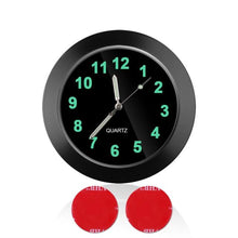 Load image into Gallery viewer, Car Clock Luminous Mini Automobiles Internal Stick-On Digital Watch  Stick on Dashboard Car Clock Mini Tiny Small Luminous Car Vent Clocks Watch for Dashboard Boat Bike Home Mechanics Quartz Clocks Auto Ornament Car Accessories Gifts
