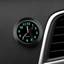 Load image into Gallery viewer, Car Clock Luminous Mini Automobiles Internal Stick-On Digital Watch  Stick on Dashboard Car Clock Mini Tiny Small Luminous Car Vent Clocks Watch for Dashboard Boat Bike Home Mechanics Quartz Clocks Auto Ornament Car Accessories Gifts
