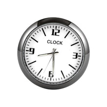 Load image into Gallery viewer, Car Clock Watch Indoor Automobiles Stick-In  Luminous Quartz Analog Watch Universal Pocket Mini Stick-On Clock for Car Boat Bike Home Watch Decoration Accessories
