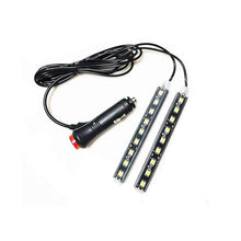Load image into Gallery viewer, Car Interior LED Foot Sole Interior Car Lights Decoration Light Strip Car Interior Atmosphere Light Under Lighting Dashboard Waterproof Decoration Lighting Kit Bluetooth Smart LED Light Strips for Cars

