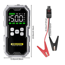 Load image into Gallery viewer, MANDOTOS Car Jump Starter Pro With Air Compressor 6000A 21800mAh LCD Display Portable Booster Charger
