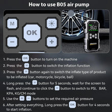 Load image into Gallery viewer, CarJump Pro Jump Starter &amp; Air Compressor - 6000A Power, 21800mAh Capacity, LCD Screen for Effortless Car Battery Boosting
