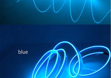 Load image into Gallery viewer, Car LED Neon Cold Light Auto Interior Atmosphere Neon Glowing Strobing Electroluminescent Wire Lights Neon Light USB 5V with Fuse Protection for Automotive Car Interior Decoration Light Refit Decoration Strips Shine Usb Cigar Lighter Driver
