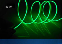 Load image into Gallery viewer, Car LED Neon Cold Light Auto Interior Atmosphere Neon Glowing Strobing Electroluminescent Wire Lights Neon Light USB 5V with Fuse Protection for Automotive Car Interior Decoration Light Refit Decoration Strips Shine Usb Cigar Lighter Driver
