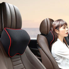 Load image into Gallery viewer, Car Neck Headrest Pillow Car Accessories Cushion Auto Seat Head Support Neck Protector Automobiles Seat Neck Rest Car Neck Pillow Softness Car Headrest Pillow for Driving with Adjustable Strap Pure Memory Foam Breathable Removable Memory Cotton
