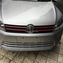 Load image into Gallery viewer, Car Styling Fashion Front Grills Stickers Car Accessories Decorative Car Body Decals Grille Trim Center Mesh Strip Sticker Cover Guards Compatible Decorative Auto Body Stickers for Cars Motorcycles
