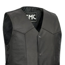 Load image into Gallery viewer, Carbine Men's Western Style Leather Motorcycle Vest
