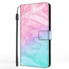 Load image into Gallery viewer, Card Holder PU Leather Wrist Strap Protective Wallet Case Marble Leather Case For Xiaomi Redmi Note 11S 11 Pro 5G Flip Cover Stand Wallet Book Case For Redmi Note11S 11Pro 5G 2022
