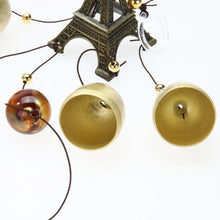 Load image into Gallery viewer, Carillon Outdoor Living Wind Chimes Garden Tubes Bells Copper 3 Bells Living Yard Door Window Hanging Wind Chimes Home Decor Wind Bells for Glory Mother’s Love Gift Garden Backyard Church Hanging Decor
