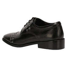Load image into Gallery viewer, Carrey Leather Derby Style Dress Shoes for Men - Black and Burgundy Colors

