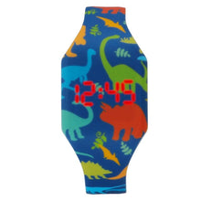 Load image into Gallery viewer, Cartoon Childrens Cute Watches LED Digital Clock Kids Student Dinosaur Digital Sport Watch For Boys Girls Kid Waterproof Electronic Functional Cute Outdoor Kids Watches

