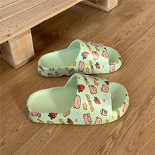 Load image into Gallery viewer, Cartoon Couple Fashion Bear Sandals Non-Slip Thick-Soled Indoor And Outdoor Slippers Men's Flip Flops Athletic Slide Sandals Flat Slip On Sandals For Women Summer Slippers
