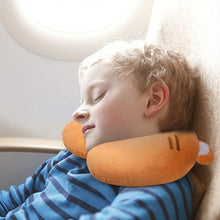 Load image into Gallery viewer, Cartoon Kids U-shaped Pillow Plush Neck Pillow Nap Pillow Lunch Break Pillow Cervical Pillow Travel Pillows Multi-Color Cartoon U Shaped Neck Pillow Comfortable Travel Pillow Inflatable Pillow Neck Pillow Lightweight Soft Pillows Comfortable for Children
