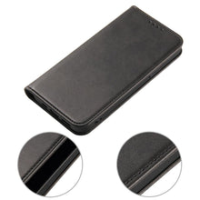 Load image into Gallery viewer, Case for iPhone 12 Pro Max mini Case on for iPhone 11 7 8 Plus X XR XS Luxury Leather Flip Cover PU Leather iPhone Wallet Case Black Kickstand Card Holder Flip Phone Cover
