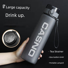 Load image into Gallery viewer, Casino Frosted Sports Water Cup Plastic Handy Cup Men and Women Creativity Portable Student Kettle with Lid Sports Bottle

