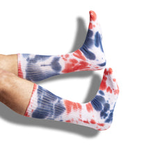 Load image into Gallery viewer, Casual Crew Navy/Red Tie-Dye
