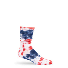 Load image into Gallery viewer, Casual Crew Navy/Red Tie-Dye
