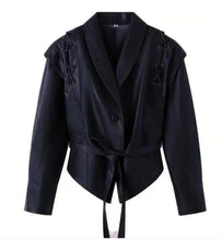 Load image into Gallery viewer, Casual Long Sleeve Polyester Coat
