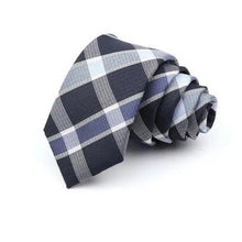 Load image into Gallery viewer, Casual Skinny Men Ties Fashion Polyester Comfortable Striped Necktie Business Design Formal Slim Office Necktie For Men
