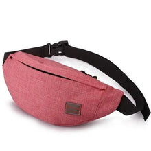 Load image into Gallery viewer, Casual Water Resistant Durable Polyester Small Outdoor Lightweight Crossbody Fanny Pack For Men Cool Sports Waist Bag
