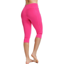 Load image into Gallery viewer, Casual Women's Yoga Pants Gym Fitness Sports Cropped Leggings Pocket Slim Pants Female Solid Color Women's Seamless Scrunch Legging Workout Leggings For Women Lift Tight Gym Yoga Home Pants
