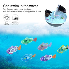 Load image into Gallery viewer, Cat Interactive Electric Fish Toy Water Cat Toy for Indoor Play Swimming Robot Fish Toy for Cat and Dog with LED Light  Pet Toys New Bath Toys Interactive Plastic Fish Toys Electronic Cat Toy Gift to Stimulate Your Pet's Hunter Instincts
