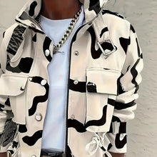 Load image into Gallery viewer, Women’s stand collar drawstring hem jacket
