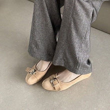 Load image into Gallery viewer, Women's Round Toe Low-Cut Office Heels – Casual Mid-Heel Shoes

