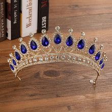 Load image into Gallery viewer, Bridal Crown Wedding Alloy Diamond Crown Fashion Elegant Headdress
