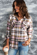 Load image into Gallery viewer, Classic Plaid Button Front Shirt Jacket with Breast Pockets Casual &amp; Minimalist Outerwear
