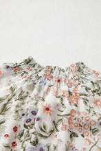 Load image into Gallery viewer, Floral Printed Mock Neck Long Sleeve Mini Dress Stylish Charming Printed Dress For Women
