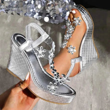Load image into Gallery viewer, Stylish Open Toe : Wedge Sandals
