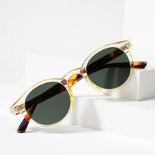 Load image into Gallery viewer, Retro Round UV400 Sunglasses – European Style Tinted Frames
