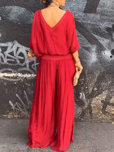 Load image into Gallery viewer, Solid-Color Chiffon Two-Piece Set – 10 Colors, S–5XL
