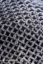 Load image into Gallery viewer, Chainmail Hauberk Roundring Riveted 10mm Aluminium
