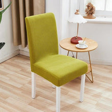 Load image into Gallery viewer, Chair Cover Polyester Fiber Elastic Stool Cover Hotel Restaurant Chair Antifouling Cover  Washable Spandex Kitchen Chair Covers for Dining Room Christmas Decoration Holiday Party Protector for Kitchen
