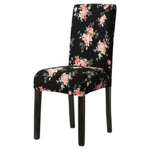 Load image into Gallery viewer, Chair Cover Simple Home  Printed Chair Cover Household Thickened Fleece Chair Cover Universal KitchenDining Chair Cover Spandex tretch Removable Washable Dining Room Chair Protector Slipcovers/Home Decor Dining Room Seat Cover
