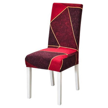 Load image into Gallery viewer, Chair Cover Simple Home  Printed Chair Cover Household Thickened Fleece Chair Cover Universal KitchenDining Chair Cover Spandex tretch Removable Washable Dining Room Chair Protector Slipcovers/Home Decor Dining Room Seat Cover
