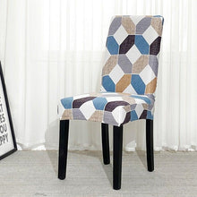Load image into Gallery viewer, Chair Covers For Dining Room Stretch Spandex Removable Washable Anti-dust Seat Slipcover Multicolor  Chair covers  Chair Covers For Dining Room With Printed Patterns Easy Slip-on Stretchy Dining Room Chair Covers
