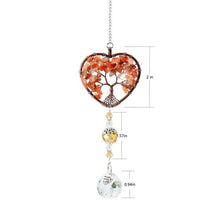 Load image into Gallery viewer, Chandelier Crystals Ball Prism Pendant Maker Sun Catcher Crystal Rainbow Maker Drops Hang for Window Home Decor Car Charms Hanging  Wind Chimes Hanging Ornament Garden Decor
