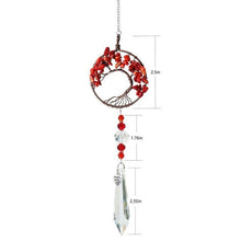 Load image into Gallery viewer, Chandelier Crystals Ball Prism Pendant Maker Sun Catcher Crystal Rainbow Maker Drops Hang for Window Home Decor Car Charms Hanging  Wind Chimes Hanging Ornament Garden Decor
