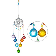 Load image into Gallery viewer, Chandelier Wind Chimes Crystal Prisms Hanging Sun Catcher Beads Chain Sphere Chandelier Lamps Light Pendant for Christmas Day Wedding Plants Cars Window Décor Rainbow  Window Curtains Pendant Home Decor Gifts

