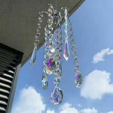 Load image into Gallery viewer, Chandelier Wind Chimes Crystal Prisms Hanging Sun Catcher Beads Chain Sphere Chandelier Lamps Light Pendant for Christmas Day Wedding Plants Cars Window Décor Rainbow  Window Curtains Pendant Home Decor Gifts

