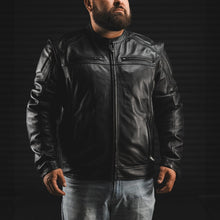Load image into Gallery viewer, Chaos - Men's Leather Motorcycle Jacket
