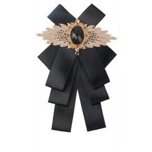 Load image into Gallery viewer, Charming  Butterfly Ladies Bowtie Casual Solid Color Rhinestone Brooch Bowties For Women Fashionable Wedding  Bowtie
