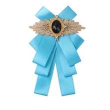 Load image into Gallery viewer, Charming  Butterfly Ladies Bowtie Casual Solid Color Rhinestone Brooch Bowties For Women Fashionable Wedding  Bowtie
