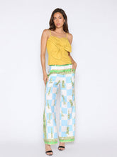 Load image into Gallery viewer, Checkmate Print Satin Pajama Pants
