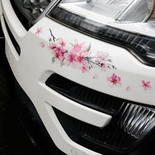 Load image into Gallery viewer, Cherry Blossom Floral Car Stickers Love Pink Auto Vinyl Window for Women Car Tuning Styling Accessories Flower Peach Blossom Car Stickers Car Decals Peel Sticker Removable Car Stickers
